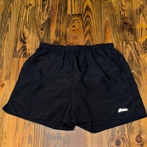 Asics Black Performance Athletic Shorts Lightweight Fit